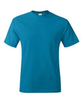Hanes 5250 Authentic T-Shirt - Teal - flat front