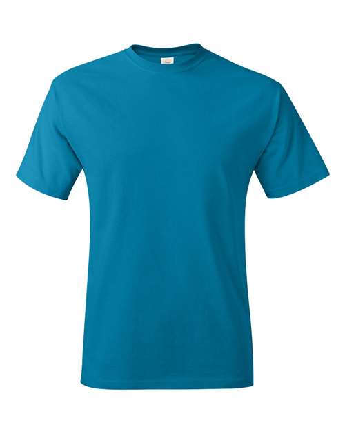 Hanes 5250 Authentic T-Shirt - Teal - flat front