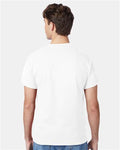 Hanes 5250 Authentic T-Shirt - White - model back