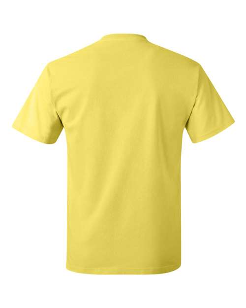 Hanes 5250 Authentic T-Shirt - Yellow - back