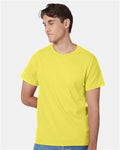 Hanes 5250 Authentic T-Shirt - Yellow - model front