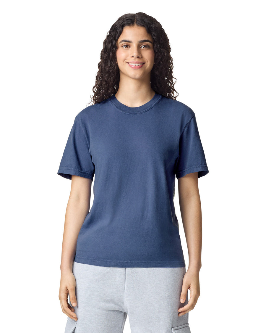 Comfort Colors C1717 Garment-Dyed Heavyweight T-Shirt - China Blue - model front