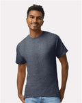 Gildan 2000 Ultra Cotton T-Shirt - Heather Navy - model front