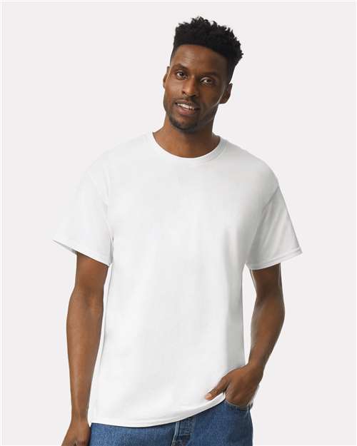 Gildan G200 Ultra Cotton T-Shirt - PFD White - model front