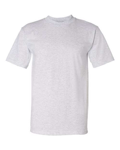 Bayside 5100 Unisex USA-Made Heavyweight T-Shirt - Ash - front