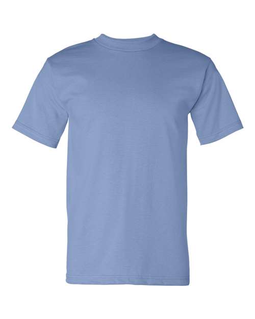 Bayside 5100 Unisex USA-Made Heavyweight T-Shirt - Carolina Blue - front
