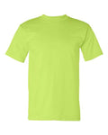 Bayside 5100 Unisex USA-Made Heavyweight T-Shirt - Lime Green - front