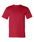 Bayside 5100 Unisex USA-Made Heavyweight T-Shirt - Red - front