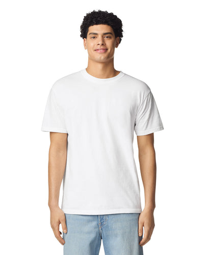 Comfort Colors C1717 Garment-Dyed Heavyweight T-Shirt - White - model front