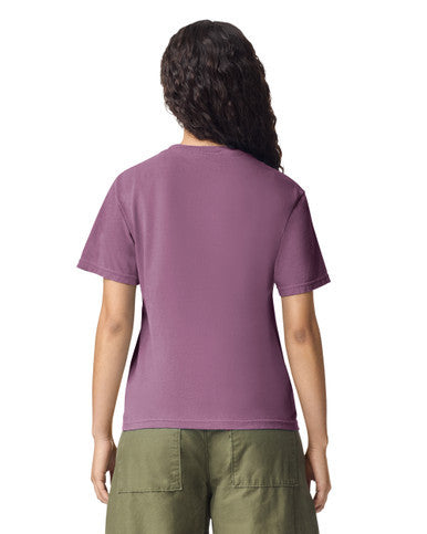 Comfort Colors C1717 Garment-Dyed Heavyweight T-Shirt - Berry - model back