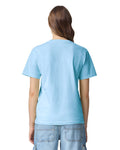 Comfort Colors C1717 Garment-Dyed Heavyweight T-Shirt - Chambray - model back