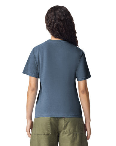 Comfort Colors C1717 Garment-Dyed Heavyweight T-Shirt - Denim - model back