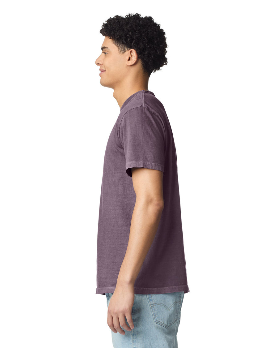 Comfort Colors C1717 Garment-Dyed Heavyweight T-Shirt - Dusk - model back