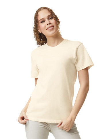 Comfort Colors C1717 Garment-Dyed Heavyweight T-Shirt - Ivory - model side