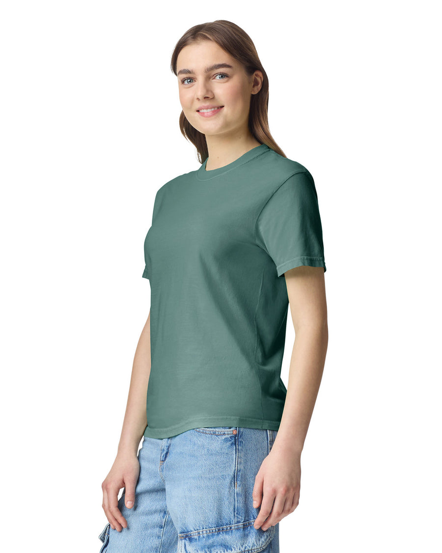 Comfort Colors C1717 Garment-Dyed Heavyweight T-Shirt - Light Green - model back