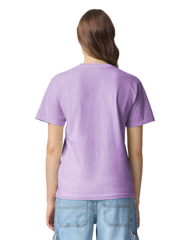 Comfort Colors C1717 Garment-Dyed Heavyweight T-Shirt - Orchid - model back