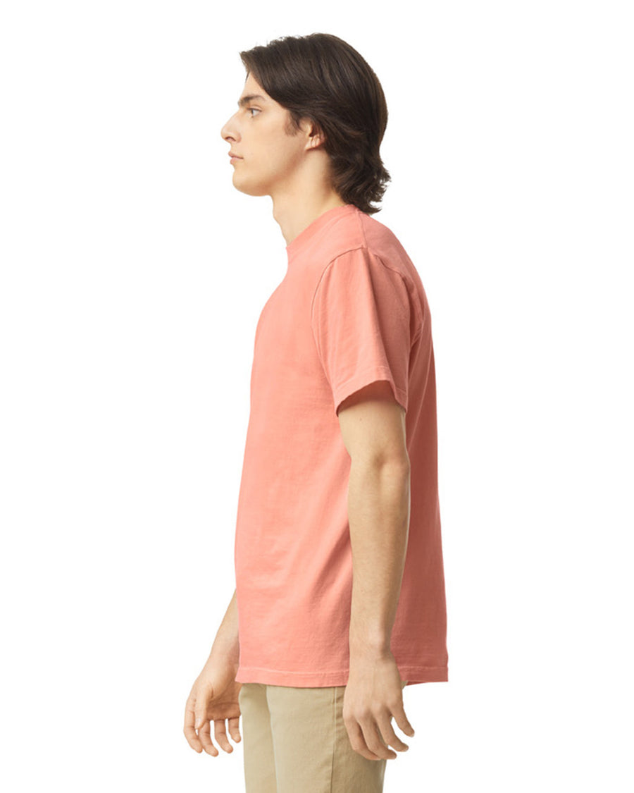 Comfort Colors C1717 Garment-Dyed Heavyweight T-Shirt - Peachy - model back
