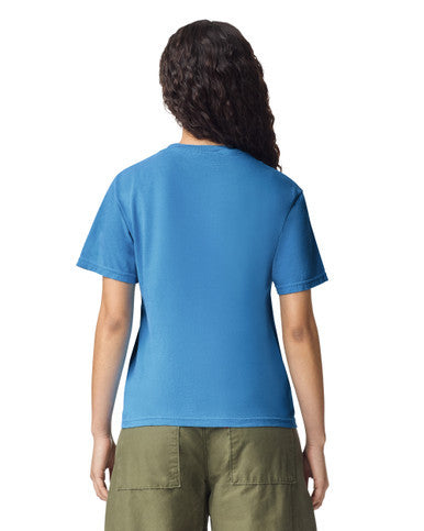Comfort Colors C1717 Garment-Dyed Heavyweight T-Shirt - Royal Caribe - model back