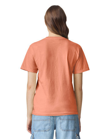 Comfort Colors C1717 Garment-Dyed Heavyweight T-Shirt - Terracotta - model back