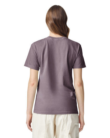 Comfort Colors C1717 Garment-Dyed Heavyweight T-Shirt - Wine - model back