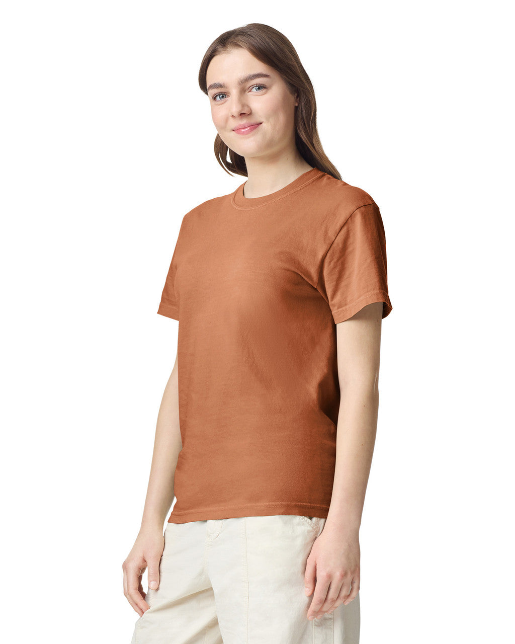 Comfort Colors C1717 Garment-Dyed Heavyweight T-Shirt - Yam - model back