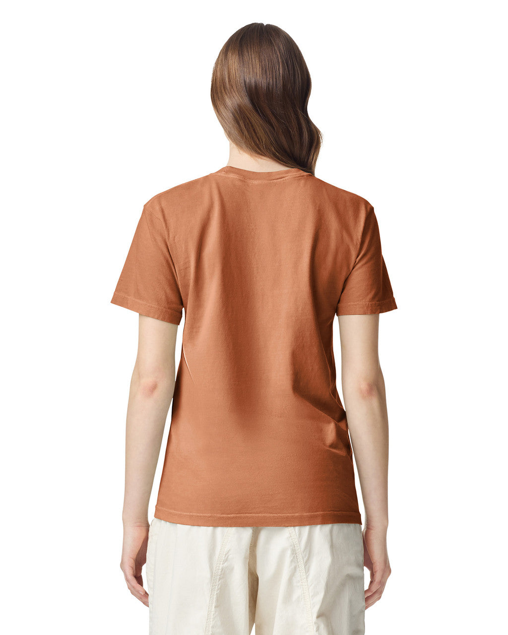 Comfort Colors C1717 Garment-Dyed Heavyweight T-Shirt - Yam - model side