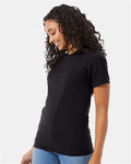 Hanes 5180 Unisex Beefy-T T-Shirt - Black - model side
