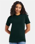 Hanes 5180 Unisex Beefy-T T-Shirt - Deep Forest - model front