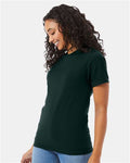 Hanes 5180 Unisex Beefy-T T-Shirt - Deep Forest - model side
