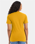 Hanes 5180 Unisex Beefy-T T-Shirt - Gold - model back