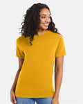 Hanes 5180 Unisex Beefy-T T-Shirt - Gold - model front