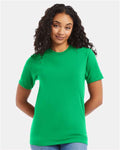 Hanes 5180 Unisex Beefy-T T-Shirt - Kelly Green - model front