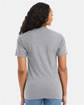 Hanes 5180 Unisex Beefy-T T-Shirt - Light Steel - model back