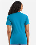 Hanes 5180 Unisex Beefy-T T-Shirt - Teal - model back