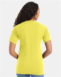 Hanes 5180 Unisex Beefy-T T-Shirt - Yellow - model back