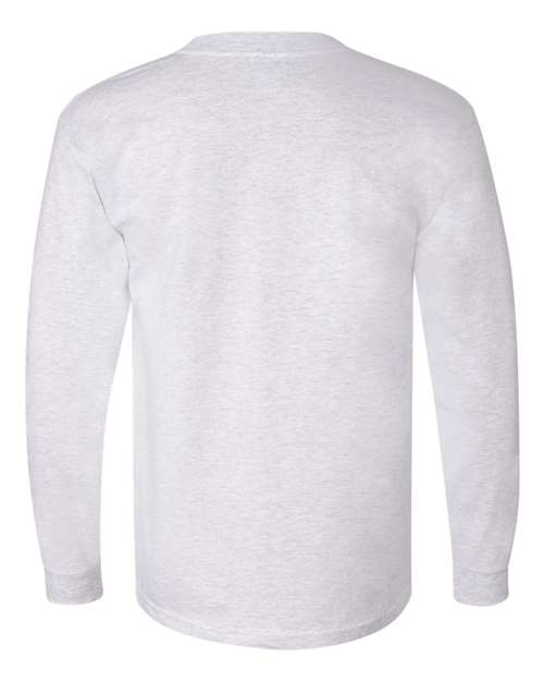 Bayside 6100 Unisex USA-Made Long Sleeve T-Shirt - Ash - back