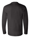 Bayside 6100 Unisex USA-Made Long Sleeve T-Shirt - Black - back