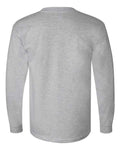 Bayside 6100 Unisex USA-Made Long Sleeve T-Shirt - Dark Ash - back