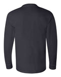 Bayside 6100 Unisex USA-Made Long Sleeve T-Shirt - Navy - back