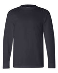 Bayside 6100 Unisex USA-Made Long Sleeve T-Shirt - Navy - front