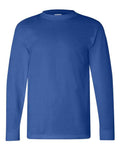 Bayside 6100 Unisex USA-Made Long Sleeve T-Shirt - Royal Blue - front