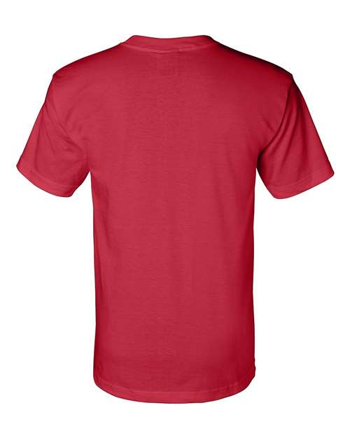 Bayside 2905 Unisex Union-Made T-Shirt - Red - back