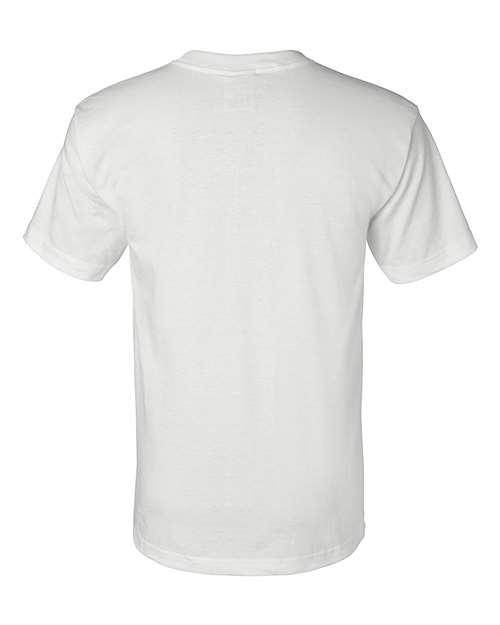 Bayside 2905 Unisex Union-Made T-Shirt - White - back
