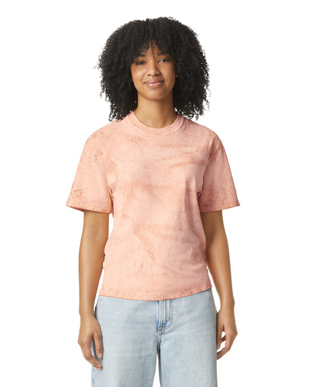 Comfort Colors 1745 Unisex Colorblast Heavyweight T-Shirt - Umber - model front