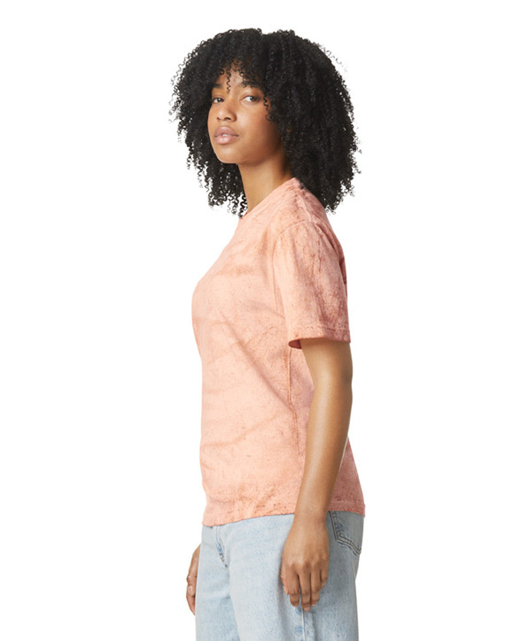 Comfort Colors 1745 Unisex Colorblast Heavyweight T-Shirt - Umber - model side