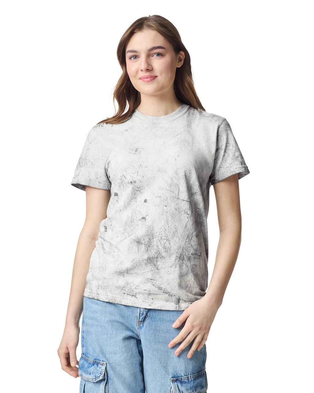 Comfort Colors 1745 Unisex Colorblast Heavyweight T-Shirt - Smoke - model front