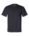 Bayside 3015 Unisex Union-Made Pocket T-Shirt - Navy - front