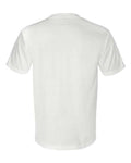 Bayside 3015 Unisex Union-Made Pocket T-Shirt - White - back