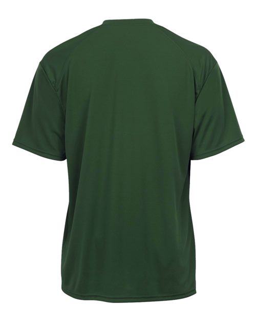 Alleson Athletic 7930 Men's B-Core Placket Jersey - Forest - back