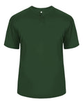 Alleson Athletic 7930 Men's B-Core Placket Jersey - Forest - front